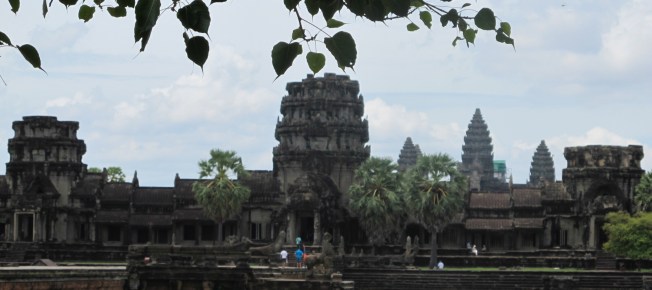 Angkor Wat from across the moat