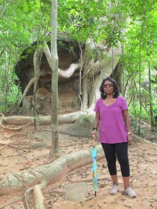 Walking up Kbal Spean Walking up Kbal Spean