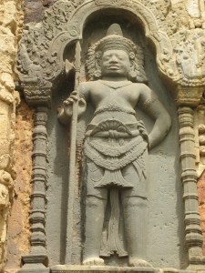 Male devata on temple wall