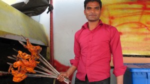 Chicken tikka vendor