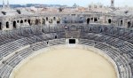 Inside the amphitheater, Nimes