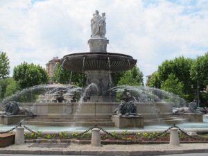 Fountain at Cours Mirabeau 
