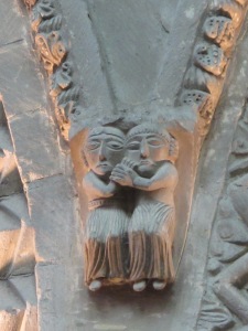 "Couple in Embrace', Cathedrale de Notre Dame, Bayeux