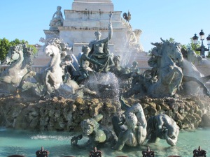 The Girondins monument fountain